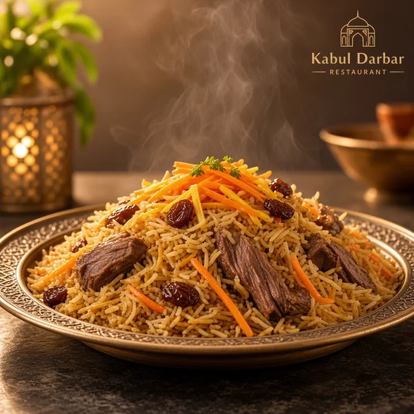 Afghani Pulao With Meat