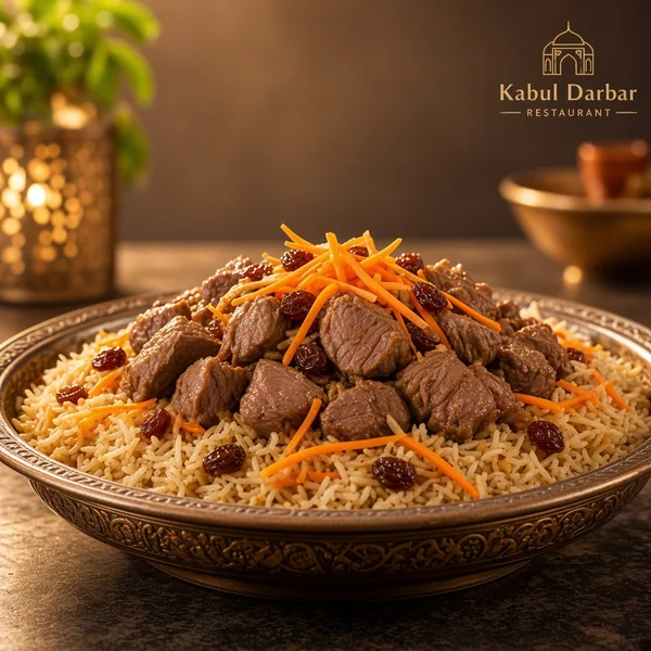 Afghani Pulao With Double Meat