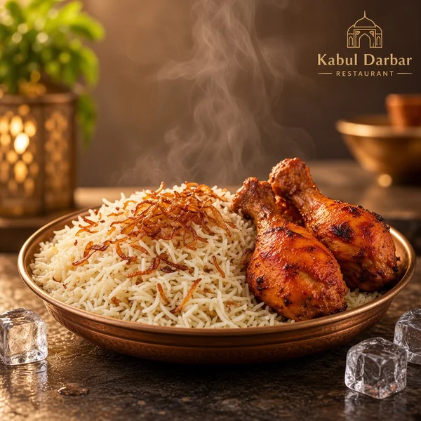 Yakhni Pulao with Drum Stick