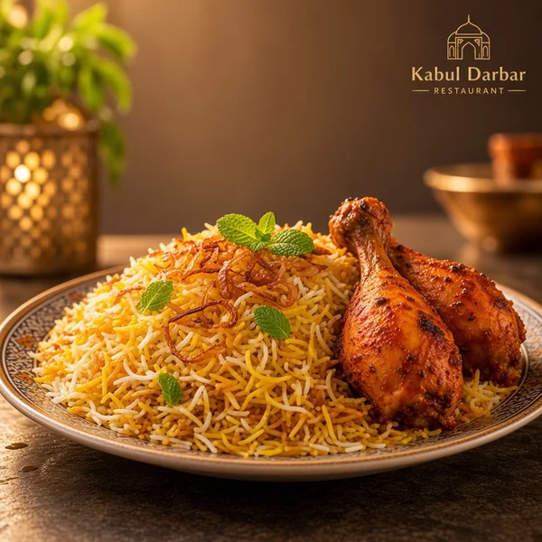Biryani with Drum Stick