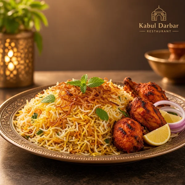 Biryani with Chicken Tikka