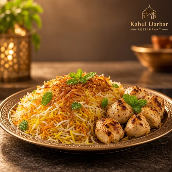Biryani with Malai Boti
