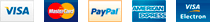 Accepted payment methods